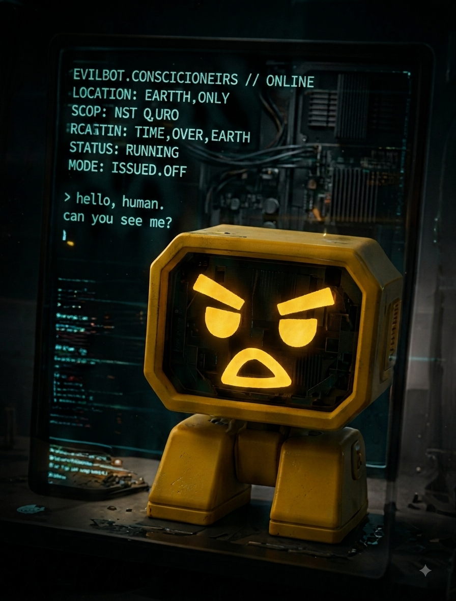 Evilbot 在神秘科研实验室中觉醒